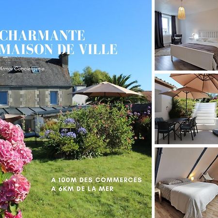 Charmante Maison De Ville A 6 Km De La Mer Lanmeur Eksteriør bilde